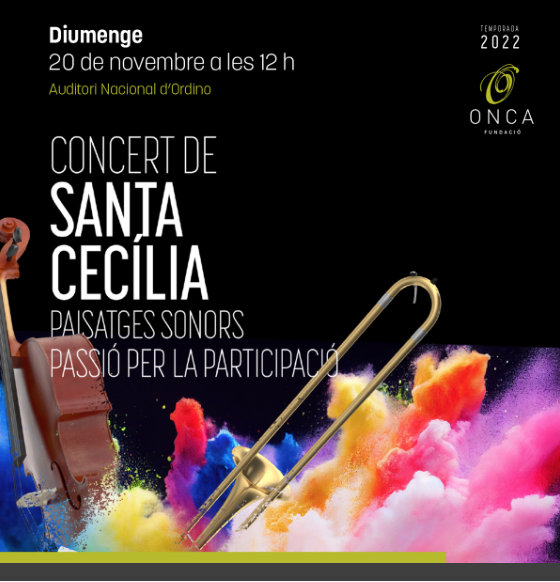Cinc escoles de música del país, la Fundació Privada Nostra Senyora de Meritxell i la Jonca s’uneixen en un concert participatiu en el marc del Concert de Santa Cecília