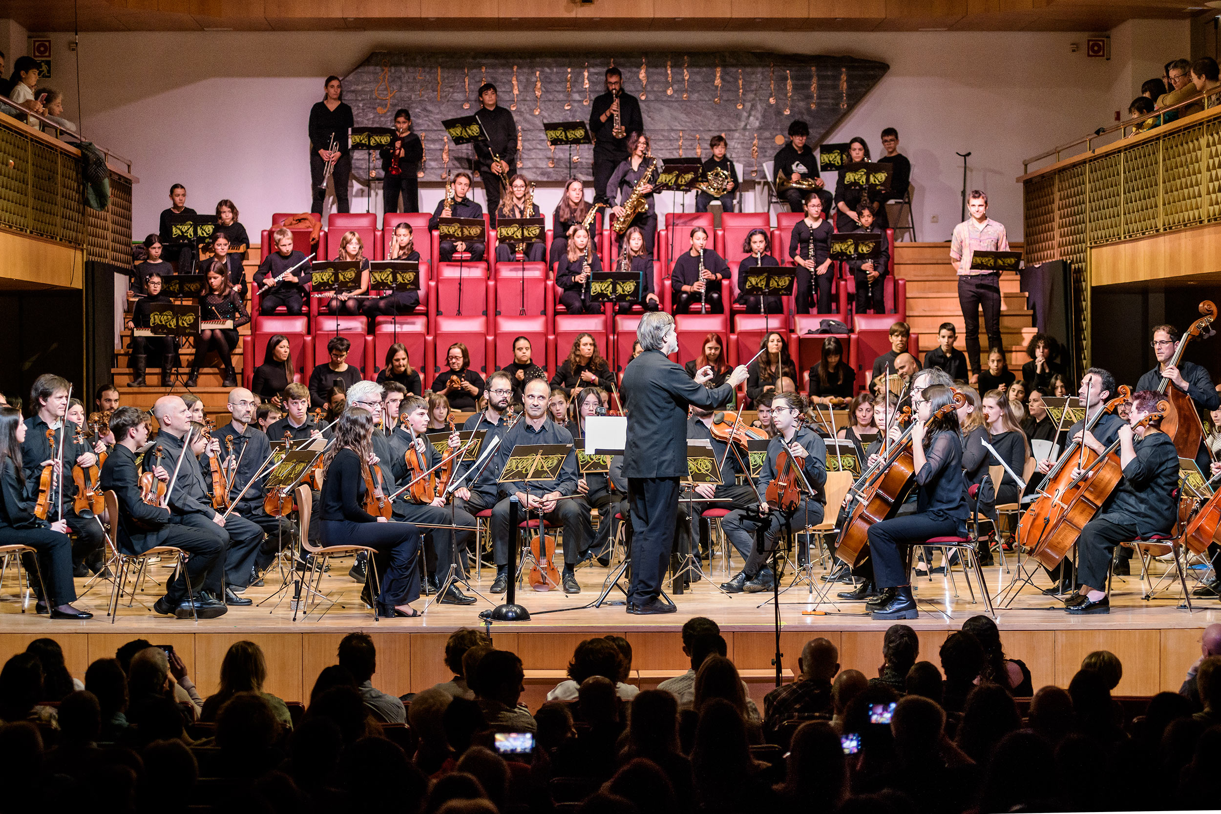 La Jonca, l’orquestra de l’Institut de Música del Comú d’Andorra la Vella, cinc escoles de música del país i la Fundació Privada Nostra Senyora de Meritxell s’uneixen en un concert participatiu en el marc del Concert de Santa Cecília