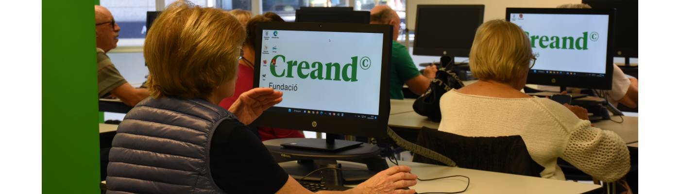Tallers de gestió de fitxers al núvol i d’intel·ligència artificial, novetats del programa ‘Envelliment saludable’ de Creand Fundació