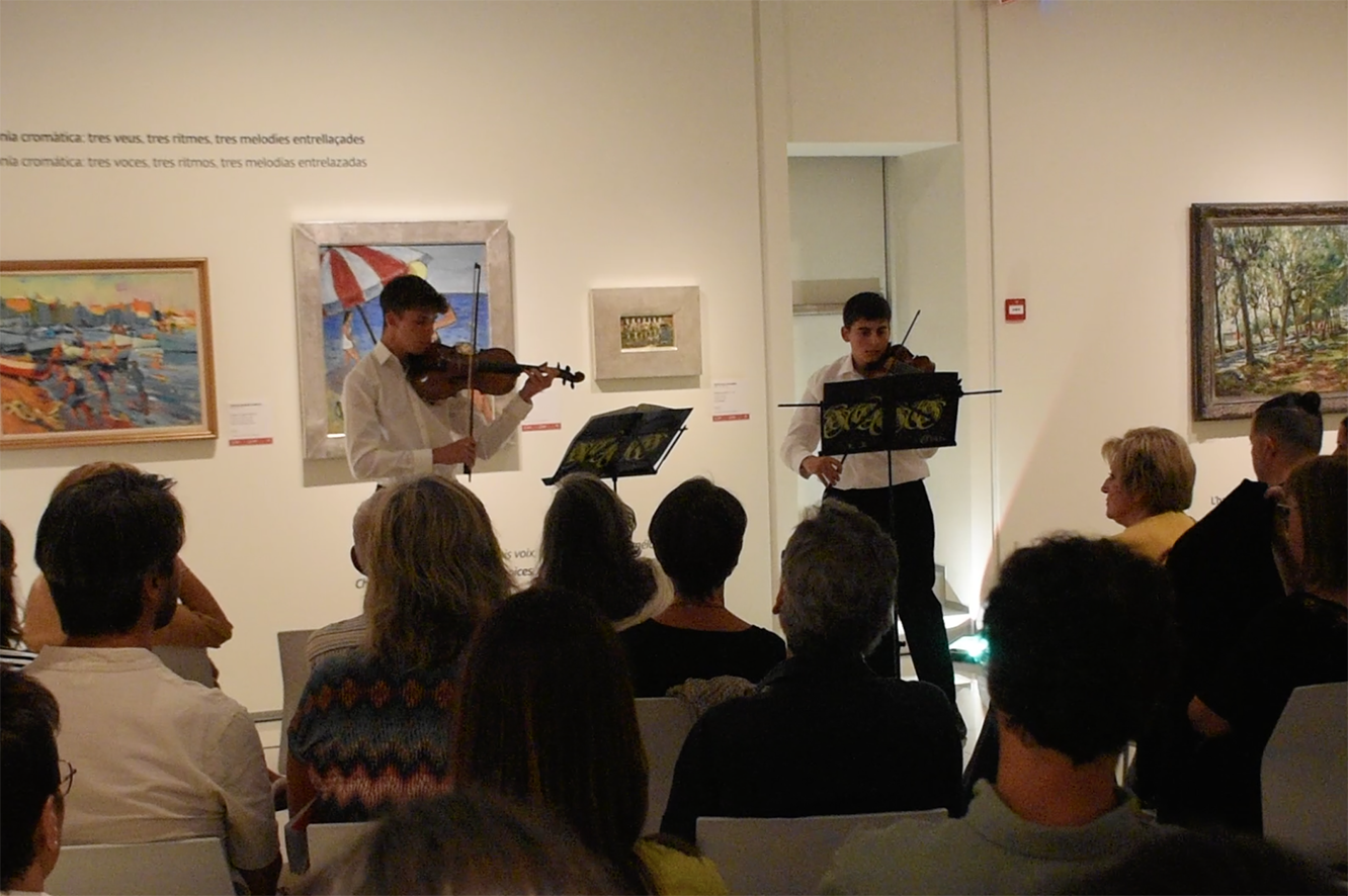 Carro i Lupiáñez captiven el públic del Museu Thyssen en el segon concert de les ‘Nits d’estiu’