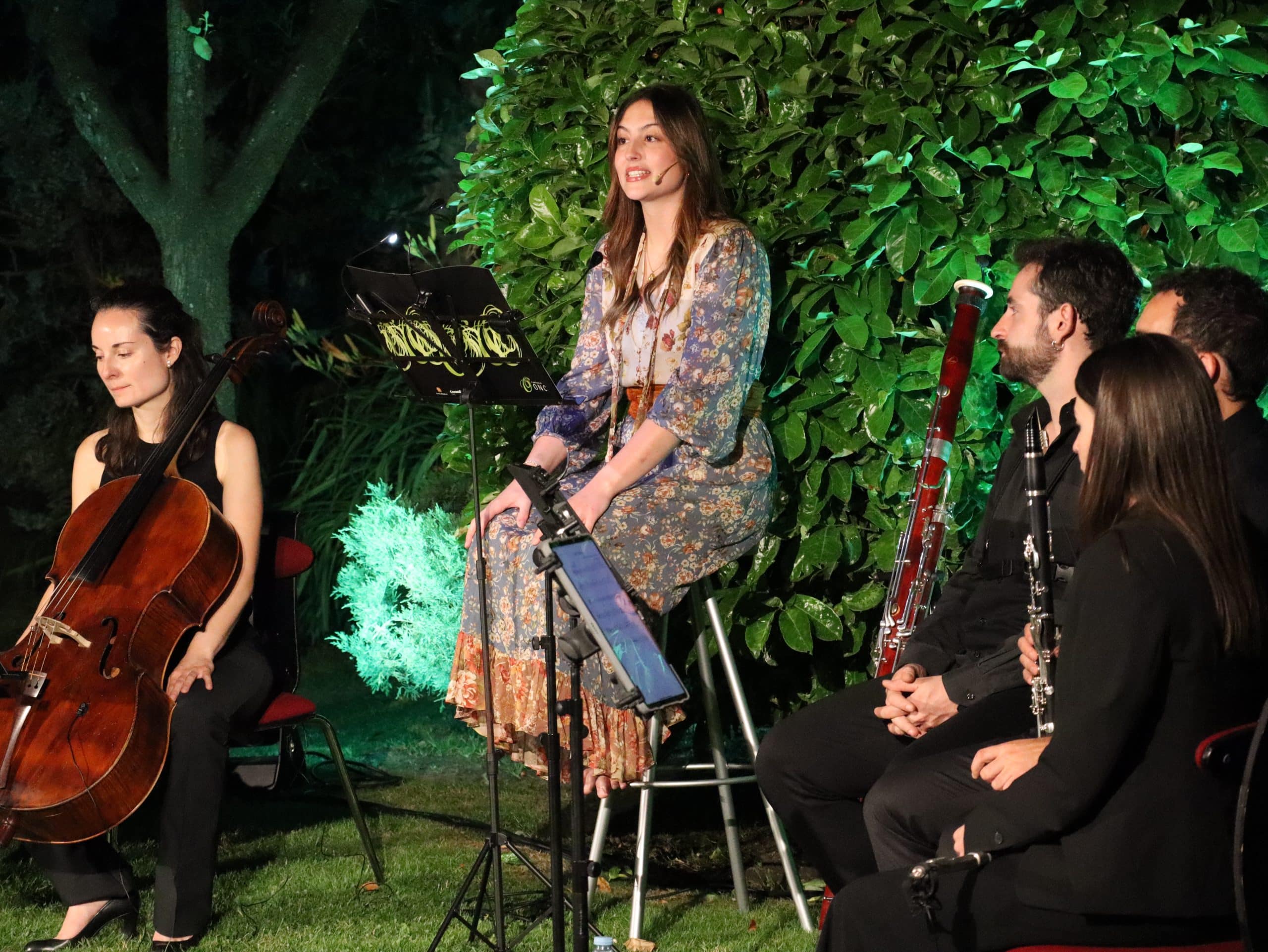 La Fundació ONCA omple de música clàssica els jardins de Casa Areny-Plandolit