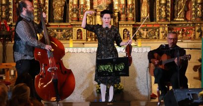 Trio Baboons porta el swing a l’església d’Ordino en el marc de l’Associació Festivals d’Ordino