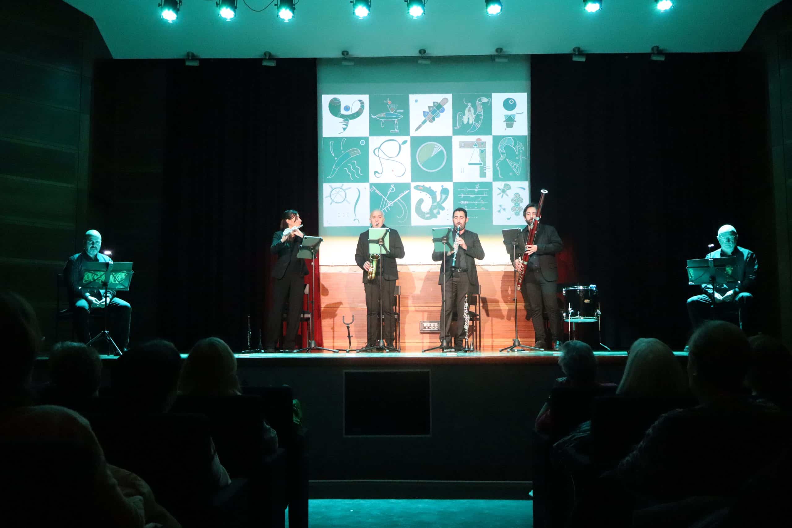 Un quartet de vent acosta Kandinsky i Schönberg als usuaris de L’espai