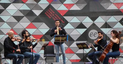 L’ONCA i el saxofonista premiat en el 6è Concurs Internacional Andorra Sax Fest 2019, Maxime Bazerque, actuen al festival Colors de Música d’Escaldes-Engordany