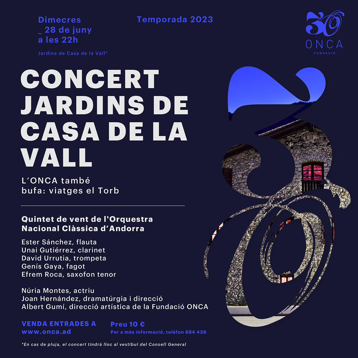 Un viatge amb avió i molta música, la nova proposta estiuenca pel tradicional concert dels Jardins de Casa de la Vall